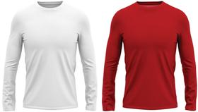 Camisa Manga Longa Masc Proteção Uv 50 Térmica Dry Fit 2pçs