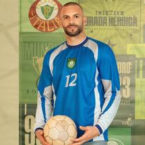 Camisa Manga Longa Palmeiras Goleiro Retrô Libertadores 1999 Azul