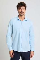 Camisa Manga Longa Relaxed Fit Tricoline com Elastano