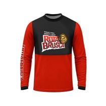 Camisa Manga Longa Rota Brusca Trilha Enduro Motocross Velocross