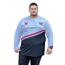 Camisa Manga Longa São Paulo Oficial 1992 Plus Size Camiseta SPFC