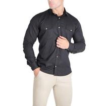 Camisa Manga Longa Sarja 100% Algodão