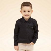 Camisa Manga Longa Tricoline Classic Leve Abertura de Botão Paraíso