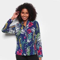 Camisa Manga Longa Yilang Floral Feminina Camisa Manga Longa Yilang Floral Feminina