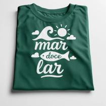 Camisa Mar Doce Lar Basica Urbana 100% Algodao Confortavel Estilosa Macia Blogueira Unissex Praia