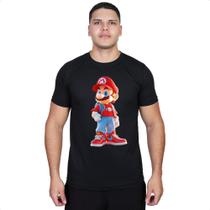 Camisa Mario Jogos Masculino Aventura Adulto Cosplay Homem Meninos