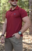 Camisa masc gola Polo Slim