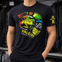 Camisa Masculina Allboy Capacete Agv Preta Esportiva Moto