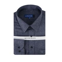 Camisa Masculina Alver Klein ML Esporte Cinza Chumbo - 22031