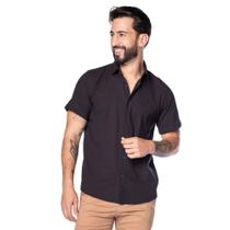 Camisa Masculina Amil Manga Curta Preto Camisa Masculina Amil Manga Curta Preto