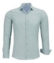 Camisa Masculina Amil Social Slim Fácil De Passar 1783