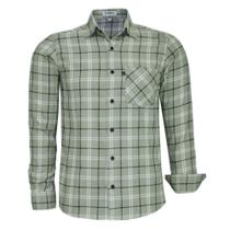 Camisa Masculina Amil Xadrez Com Bolso Flanelada 100% Algodão 1832