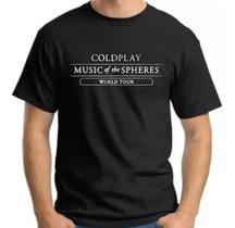 Camisa Masculina Banda Coldplay Tour Brasil 2023