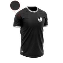 Camisa Masculina Botafogo Jacquard Escudo Retrô Oficial
