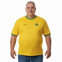 Camisa Masculina Brasil Elite Amarela Plus Size 135558