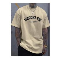 Camisa Masculina Brooklyn Blusa Camiseta Algodao Top Bt087