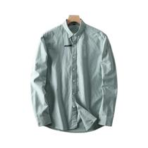 Camisa Masculina Casual De Algodão Com Listras Finas, Cor Sólida, Gola Lapela, Para Casamento, Camisa Masculina Casual De Algodão Com Listras Finas, Cor Sólida, Gola Lapela, Para Casamento,