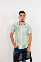 Camisa Masculina Casual Mc Xadrez Verde - Acostamento