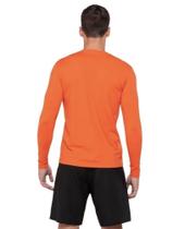 Camisa masculina CC Modas, proteção UV+50 cor laranja Camisa masculina CC Modas, proteção UV+50 cor laranja