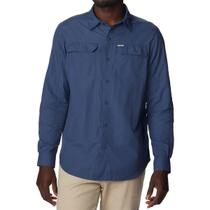 Camisa Masculina Columbia ML Silver Ridge Montain Navy - 18393