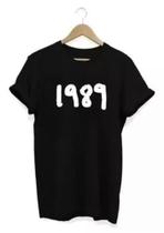 Camisa Masculina Com Estampa 1989 Taylor Swift Camisa 100% Algodão