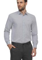 Camisa Masculina Comfort Ml Tecido Plano Hangar 33 77559