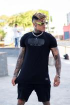 camisa masculina de manga