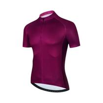 Camisa Masculina De Secagem Rápida Cor Sólida Verão Manga Curta Camisa De Ciclismo Poliéster Mtb