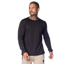 Camisa Masculina Dixie Tecido Macio Ribana Preto Camisa Masculina Dixie Tecido Macio Ribana Preto