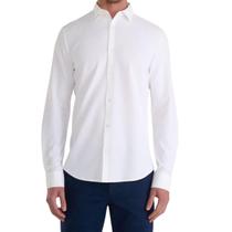 Camisa Masculina Docthos ML Slim Tech Branca - 6054