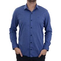 Camisa Masculina Docthos Slim Marinho - 249840 Camisa Masculina Docthos Slim Marinho - 249840