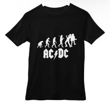 Camisa Masculina E Baby Look Feminina Acdc Banda