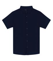 Camisa Masculina Em Viscose Diametro Azul