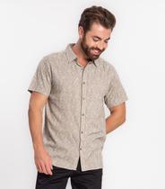 Camisa Masculina Em Viscose Diametro Bege