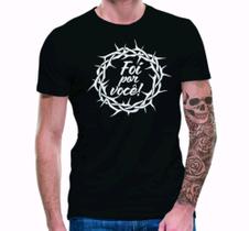 Camisa Masculina Estampa Foi Por Amor Frases