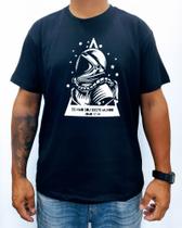 Camisa masculina evangélica não sou deste mundo 100% algodão.