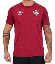 Camisa Masculina Fluminense Aquecimento Grená 2022