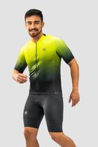 Camisa Masculina Free Force Start All Fit Black Gradient - Preto-Amarelo Fluor