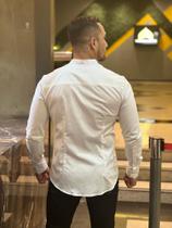 Camisa Masculina Gola Padre Manga Longa Camisa Masculina Gola Padre Manga Longa