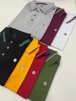 Camisa masculina gola polo