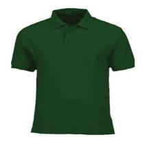 Camisa Masculina Gola Polo Plus Size Piquet Poliéster