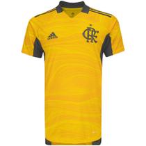 Camisa Masculina Goleiro I Flamengo Amarelo 2021