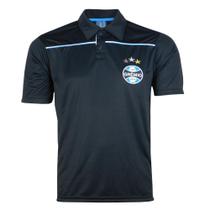 Camisa Masculina Grêmio 2022/2023 Polo Preta Oficial