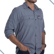 Camisa Masculina Hard Adventure Safari Proteção Uv50+