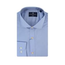 Camisa Masculina Highstil ML Fio Tinto Classic Azul - 010750