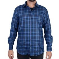 Camisa Masculina Highstil ML Modern Fit Marinho - R04601