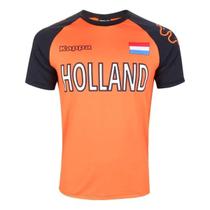Camisa Masculina Holanda Laranja Kappa Camisa Masculina Holanda Laranja Kappa