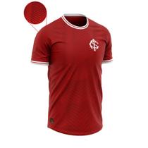 Camisa Masculina Internacional Jacquard Vermelho Retrô Oficial