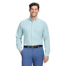 Camisa masculina IZOD Performance Comfort, xadrez de manga comprida Camisa masculina IZOD Performance Comfort, xadrez de manga comprida