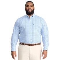 Camisa masculina IZOD Tall Performance Comfort xadrez 3G Camisa masculina IZOD Tall Performance Comfort xadrez 3G
